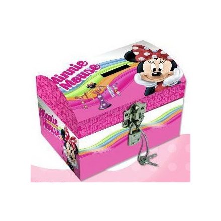 Disney Minnie persely, kincses doboz lakattal