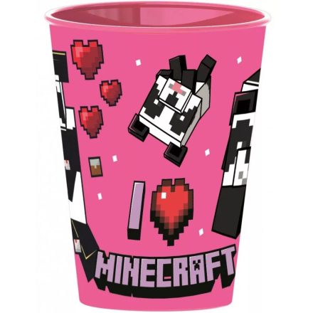 Minecraft lányos pohár
