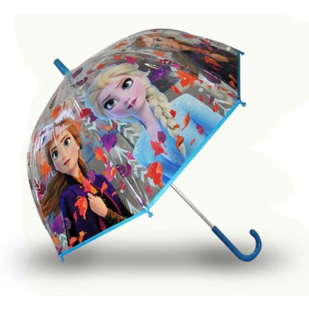 Disney Jégvarázs gyerek átlátszó félautomata esernyő 