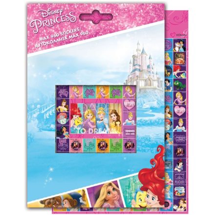 Disney Hercegnők matricás füzet (960 db-os)