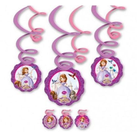 Disney Szófia hercegnő szalag dekoráció (6 db-os)