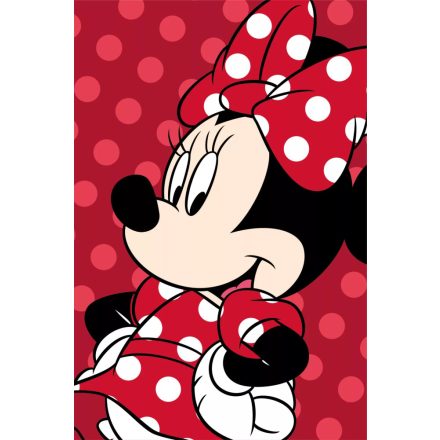 Disney Minnie egér Red mikroflanel takaró