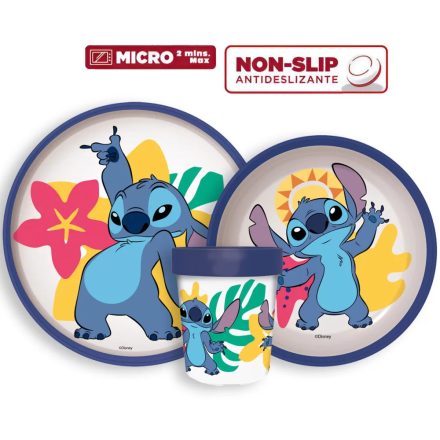 Lilo és Stitch BPA-mentes gyerek étkészlet Prémium