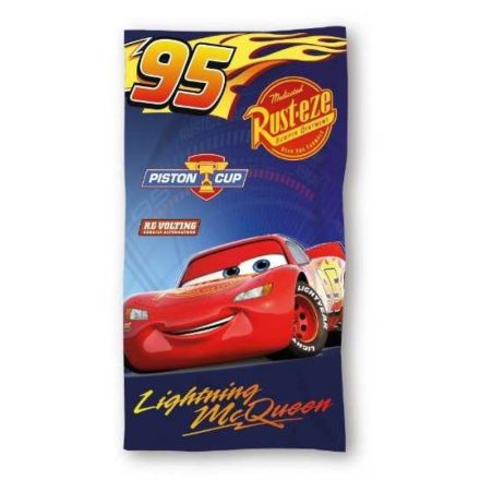 Disney Verdák 95 Lightning McQueen fürdőlepedő strand törölköző