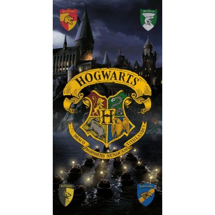 Harry Potter Roxfort kastély fürdőlepedő / strand törölköző