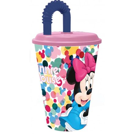 Disney Minnie szívószálas pohár