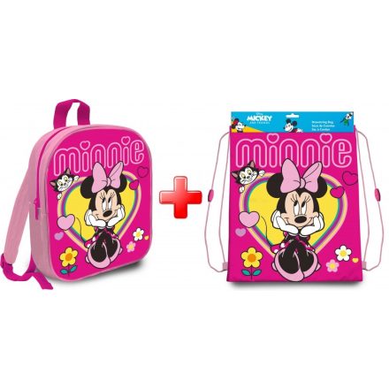 Disney Minnie ovis hátizsák + tornazsák szett