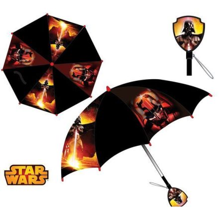 Star Wars gyerek esernyő mintás fogantyúval