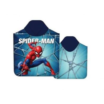 Pókember Spiderman világos kék poncsó