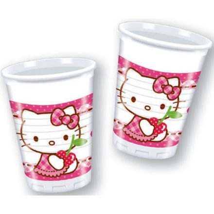 Hello Kitty parti pohár (8 db-os)