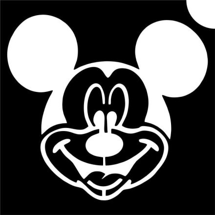 Disney Mickey csillámtetoválás sablon
